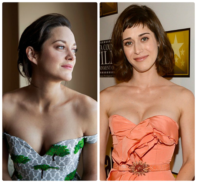 Ở Cotillard sở hữu vẻ đẹp Pháp đặc trưng, trong khi Lizzy là nét đẹp hiện đại và trẻ trung, nổi loạn.