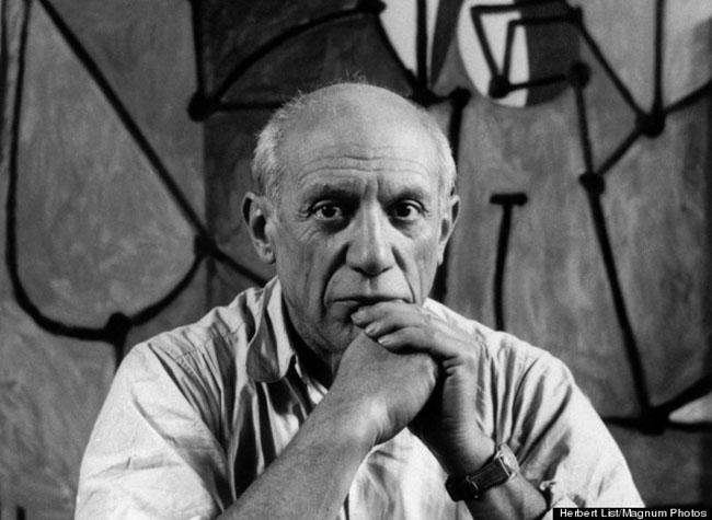 6. Thiên tài hội họa người Tây Ban Nha Pablo Picasso &#40;1881-1973&#41;. Tài năng nghệ thuật của ông bộc lộ từ rất sớm, 8 tuổi ông đã hoàn thành bức vẽ đầu tiên, “Picador”.