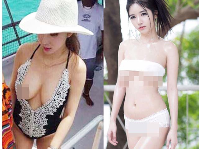 Bao anh vỡ mộng vì ”Elly Trần Thái Lan” hớ hênh với áo tắm hở hiểm