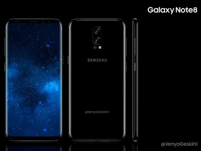 Ảnh concept đẹp chưa từng có của Galaxy Note 8