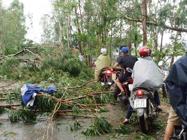 Ảnh: Hà Tĩnh, Nghệ An, Thanh Hóa tan hoang sau bão số 2