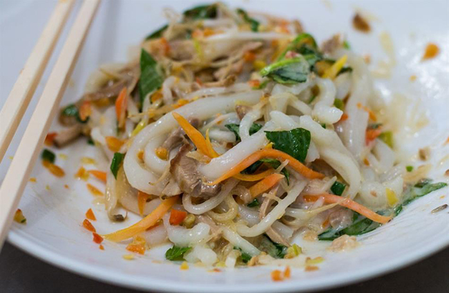 Bánh tằm bì Bạc Liêu