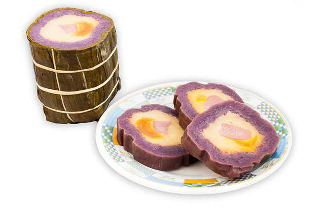 Bánh tét lá cẩm Cần Thơ