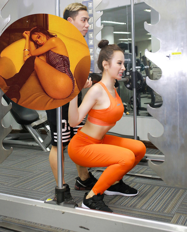 Mỗi lần đi tập gym, cô nàng lại mặc đồ tập hở eo cực kỳ sexy.&nbsp;