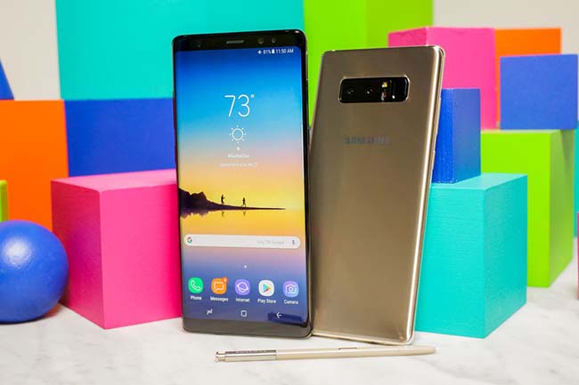 Công ty Điện tử Samsung vừa ra mắt Galaxy Note8, thế hệ tiếp theo của dòng sản phẩm Note.