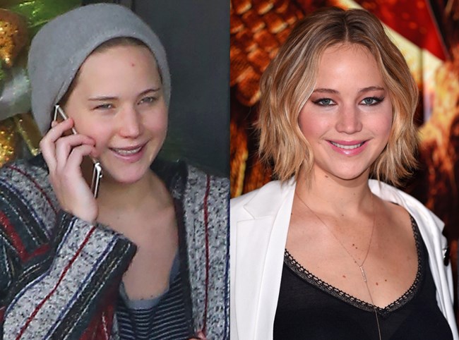 Từng lọt top phụ nữ quyến rũ nhất hành tinh thế nhưng nhan sắc thật của&nbsp;Jennifer Lawrence lại không nổi bật.&nbsp;