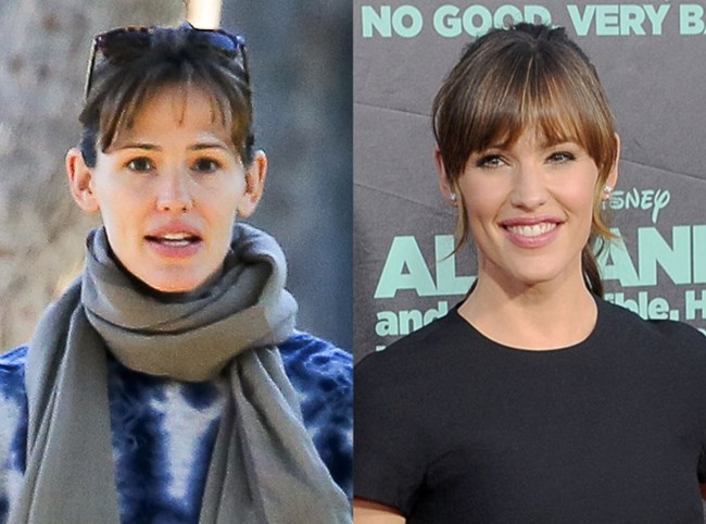 Jennifer Garner không quá nổi bật khi để mặt mộc. Mặc dù đã bước qua tuổi 45 thế nhưng người đẹp trẻ hơn tuổi thật khá nhiều.&nbsp;