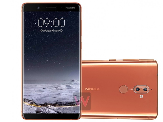 Nokia 9 lộ diện, màn hình tràn cạnh như Samsung Galaxy S8