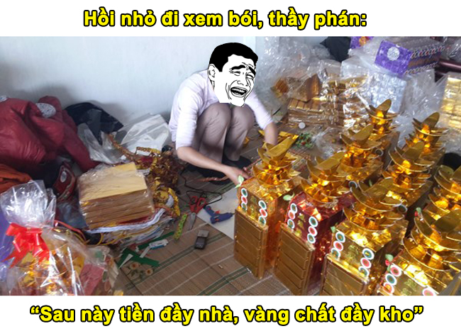 Hẳn là vàng đầy kho luôn nhá.