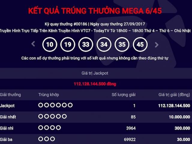 Nóng: Giải jackpot trên trăm tỉ của Vietlott chính thức “nổ tung”