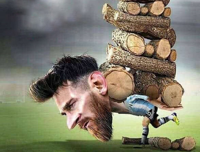 Dân mạng thi nhau chế ảnh Messi và Ronaldo “dắt tay nhau” rời World Cup - 8