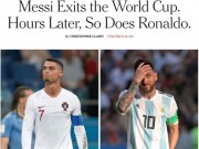 Bóng đá - Bồ Đào Nha sớm rời World Cup: Báo thế giới chê Ronaldo vô duyên như Messi