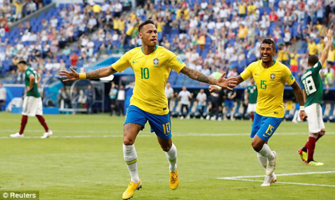 Góc chiến thuật Brazil – Mexico: Neymar nhảy múa phá trận đồ pressing - 2