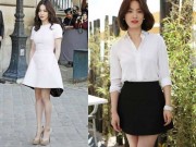 Bí quyết mặc đẹp - Cách mặc để tăng 10cm chiều cao của Song Hye Kyo