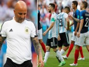 Bóng đá - NÓNG: Argentina - Messi ôm hận World Cup, &quot;tội đồ&quot; Sampaoli xin từ chức