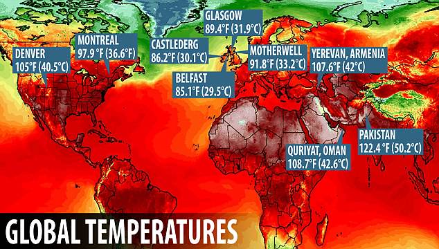 Báo động đợt nắng nóng kỷ lục chưa từng thấy ở khắp nơi trên thế giới - 1
