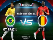 Bóng đá - World Cup, Brazil - Bỉ: Neymar đấu Hazard, rực lửa &quot;chung kết sớm&quot;