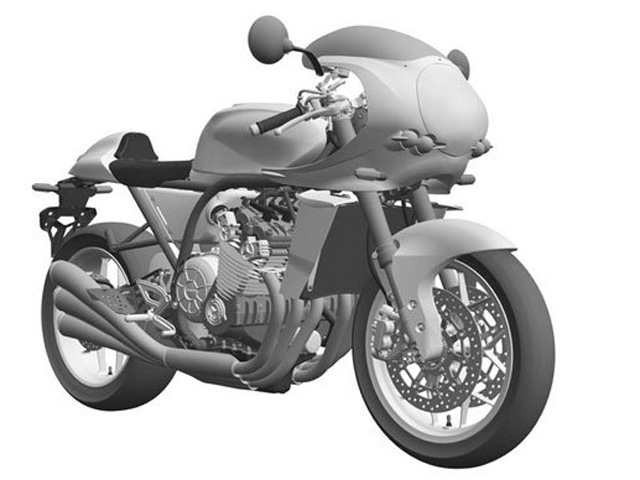 Lộ thiết kế concept Honda CBX sáu xi-lanh hoàn toàn mới