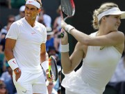 Thể thao - Clip hot Wimbeldon: Nadal &quot;bất động&quot; vì siêu phẩm, mỹ nữ Bouchard ra đòn độc