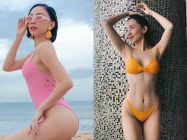 Tóc Tiên tiếp tục gây sốt khoe ảnh mặc bikini vòng 3 gần 1m ở biển