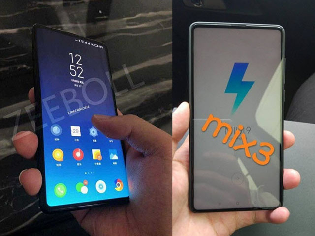 Lộ ảnh Xiaomi Mi Mix 3 với thiết kế viền mỏng đỉnh cao