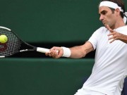 Thể thao - Clip hot Wimbledon: Federer dọc dây kinh điển, ra góc &quot;trúng hồng tâm&quot;