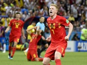 Bóng đá - Siêu phẩm tứ kết World Cup 2018: De Bruyne &quot;nã&quot; đại bác, SAO Nga vẽ cầu vồng