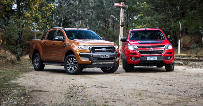 So sánh Ford Ranger 2.2 XLS và Chevrolet Colorado 2.5 VGT : Phiên bản một cầu số tự động giá rẻ - 1