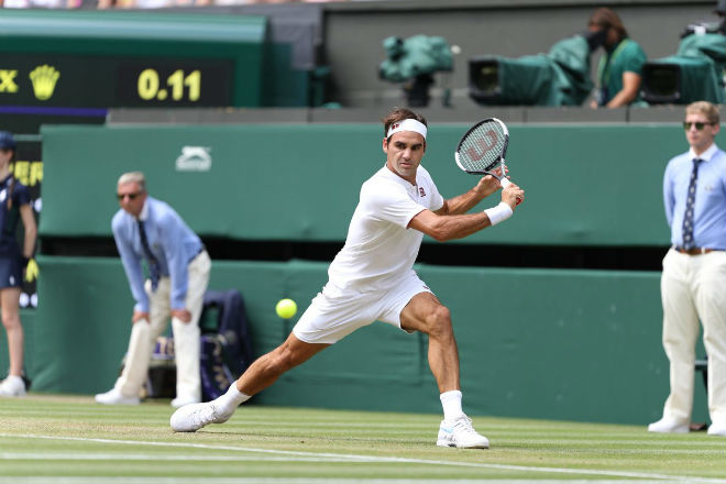 Federer - Mannarino: Set 1 &#34;tốc hành&#34;, về đích bản lĩnh (Vòng 4 Wimbledon) - 1