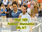 Thể thao - Chi tiết Federer – Mannarino: Không thể cưỡng lại (KT)