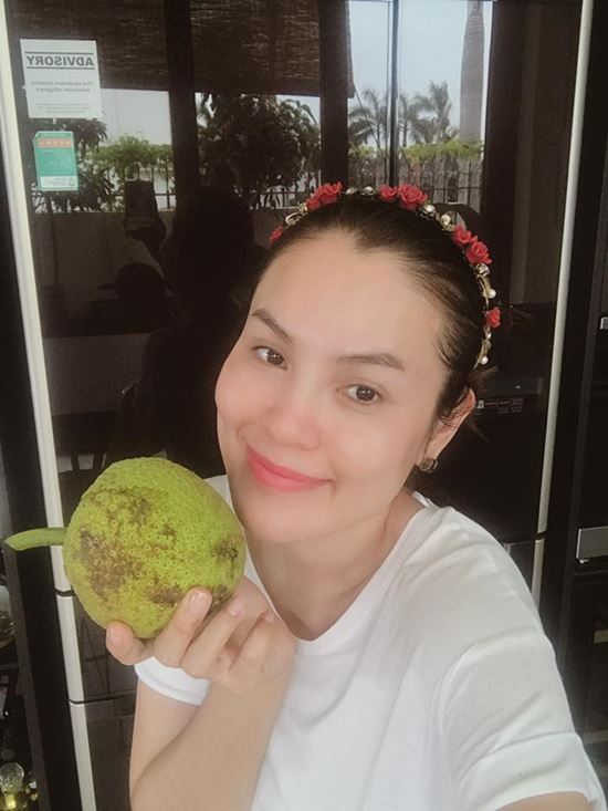 Hoa hậu Phương Lê đẹp bằng loại quả chuyên dùng để nhậu - 1