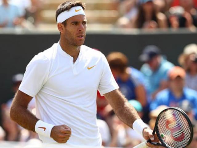 Wimbledon ngày 8: Del Potro có vé đấu Nadal, niềm vui nhà vô địch Grand Slam