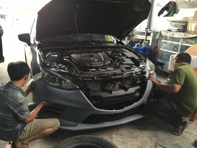 Mazda 3 độ "cực chất" dưới bàn tay của thợ Sài Gòn - 10