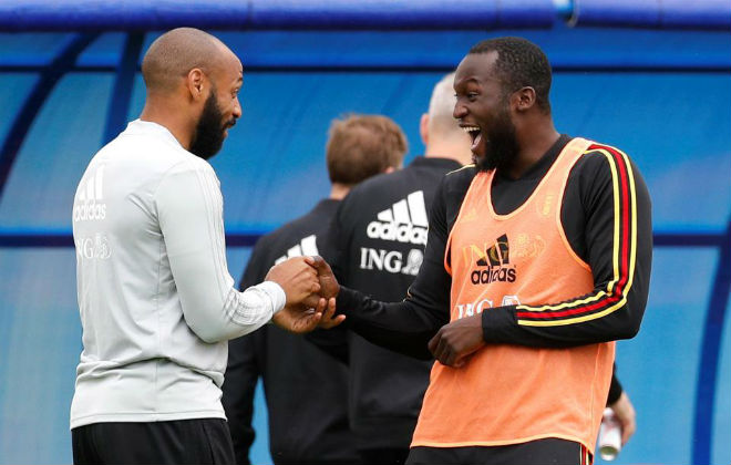 Henry giúp Lukaku “hóa rồng”: Hết World Cup về MU phò tá Mourinho - 1