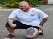 Bóng đá - Trực tiếp tin nóng World Cup 10/7: &quot;Fan cuồng&quot; xăm hình Harry Kane lên đùi