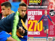 Bóng đá - Chấn động PSG: Nổ &quot;bom tấn&quot; đắt gấp 3 lần Ronaldo, tống Neymar đến Real