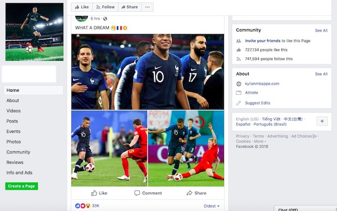 Dân mạng Việt Nam truy lùng, thóa mạ Mbappe của tuyển Pháp trên Facebook - 2