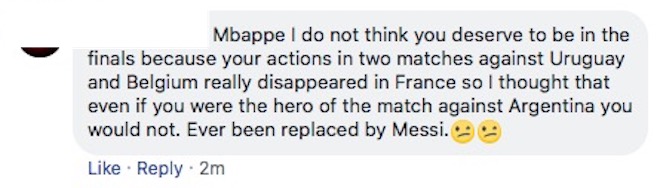 Dân mạng Việt Nam truy lùng, thóa mạ Mbappe của tuyển Pháp trên Facebook - 5