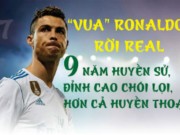 Bóng đá - &quot;Vua&quot; Ronaldo rời Real: 451 bàn thắng/438 trận, vinh danh ông hoàng kỷ lục