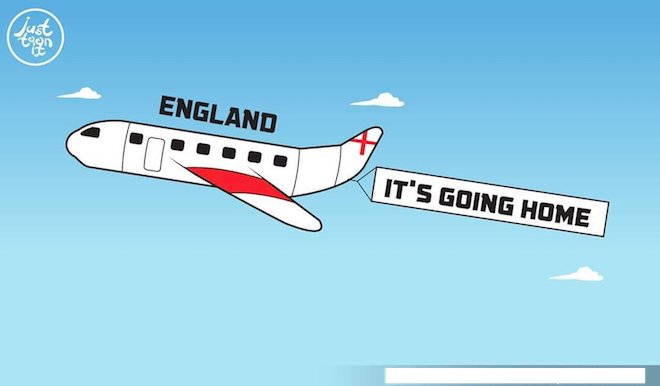 Chết cười vì cộng đồng mạng lại tìm ra tờ lịch “tiên tri” đoán đúng đội tuyển Anh về nước - 1