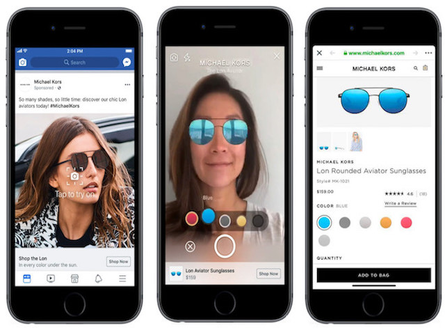 Công nghệ AR sẽ biến Facebook thành phòng thử đồ tại gia
