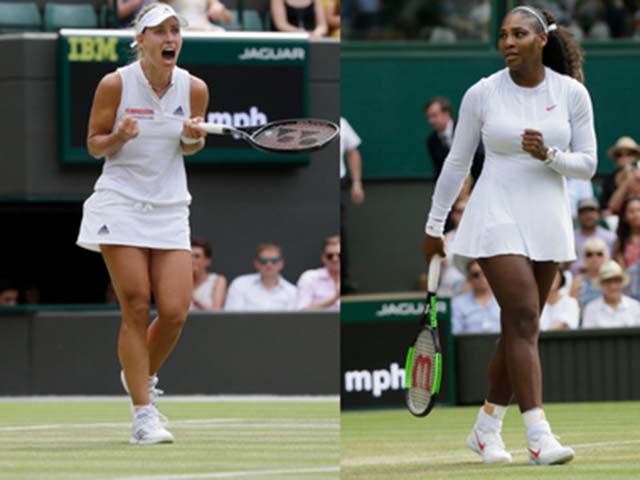 Wimbledon ngày 10: Serena ôm mộng chung kết, Kerber đại chiến Ostapenko