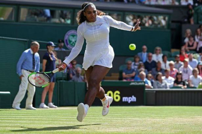 Serena - Goerges: 1 game xuất thần, sụp đổ cả trận (Bán kết Wimbledon) - 1