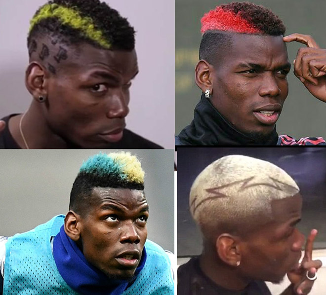 Quên Neymar đi, Paul Pogba mới là "thánh" cắt tóc, xăm quái dị - 10