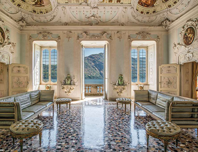 Biệt thự trước đây thuộc sở hữu của gia đình Serbelloni, một gia đình quý tộc từ Milan