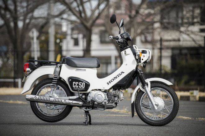 Ngắm Honda Cross Cub 50 màu trắng hiếm đẹp như bạch mã - 5