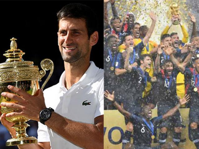 Djokovic số ”hẩm hiu”: Lần 4 vô địch Wimbledon bị World Cup làm lu mờ