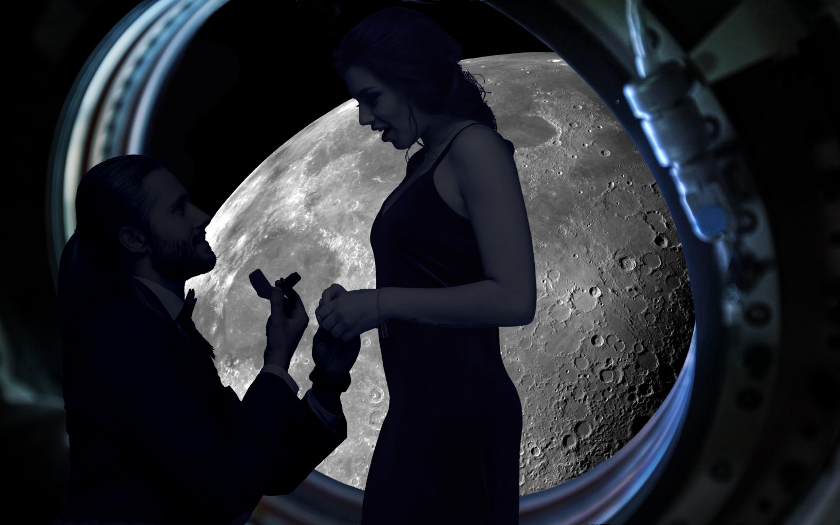 Sốc: Dịch vụ cầu hôn bạn gái trên mặt trăng giá hơn 3.000 tỷ đồng - 1