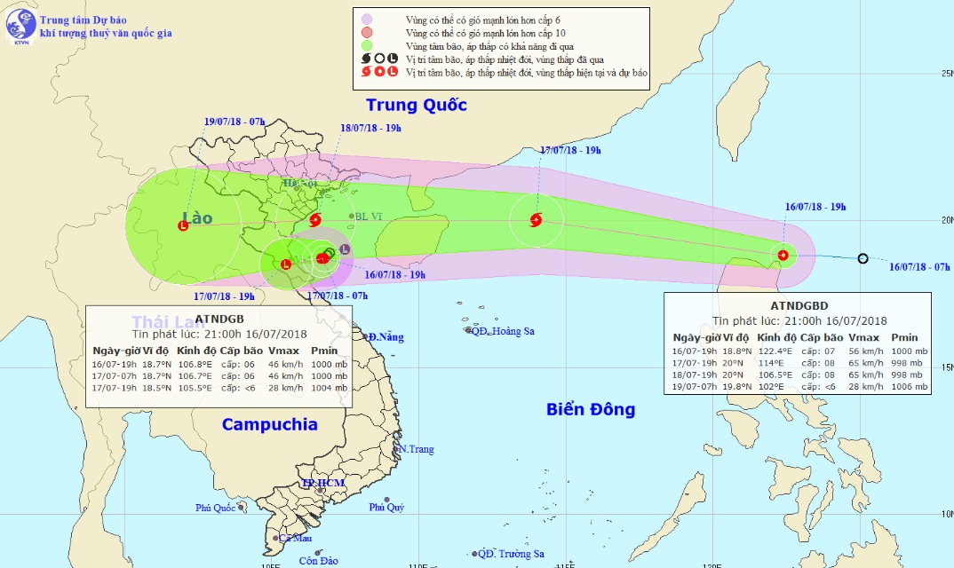 Xuất hiện 2 áp thấp nhiệt đới cùng lúc, Biển Đông sắp đón bão - 1