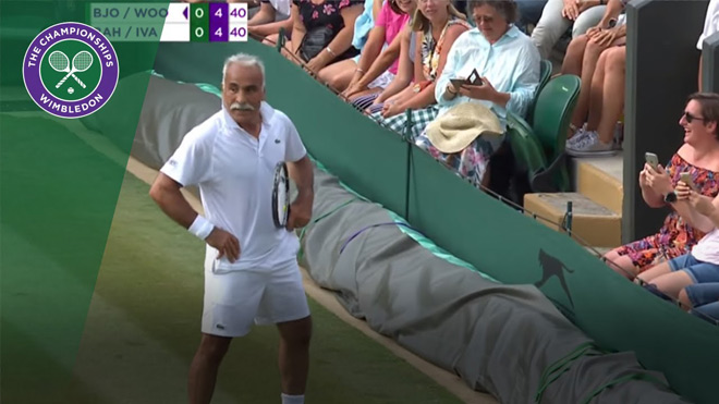 &#34;Trơ tráo&#34; nhất Wimbledon: Vừa thi đấu vừa tán gái gây &#34;nhức nhối&#34; - 5